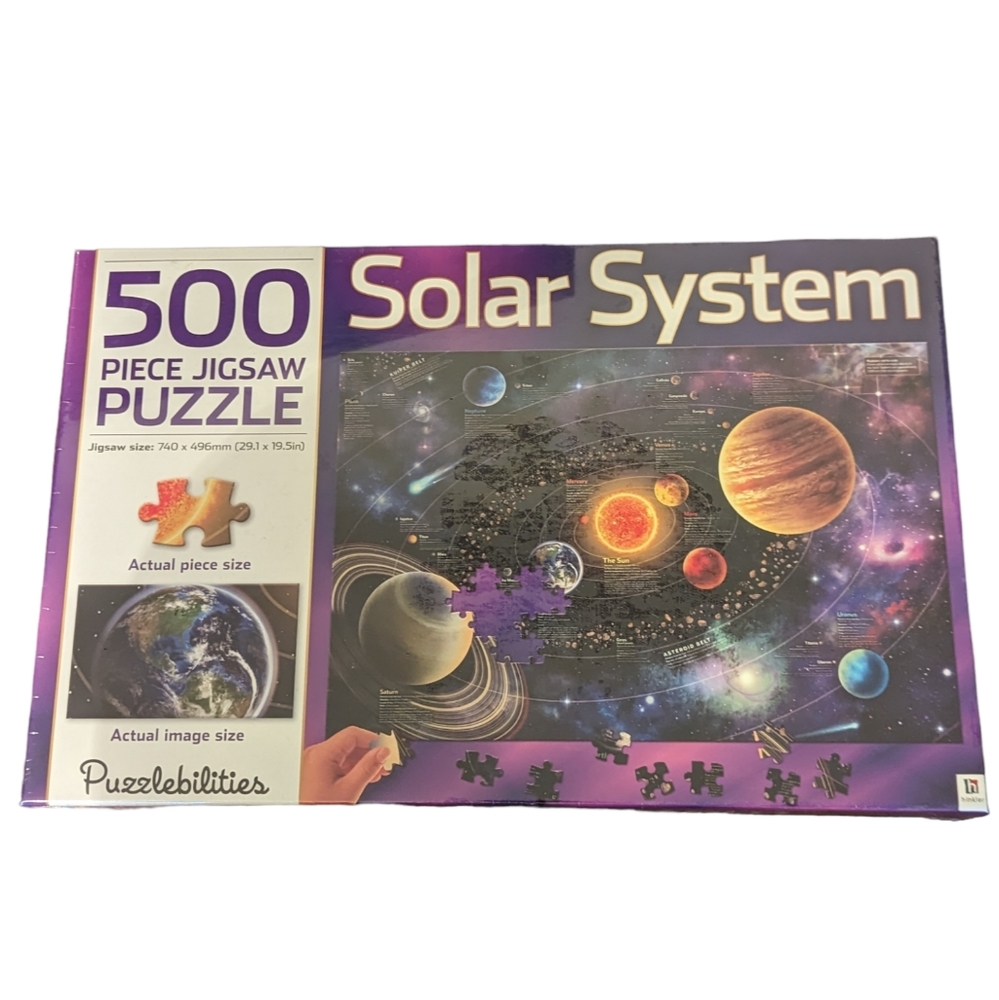 500 piece solar system jigsaw puzzle